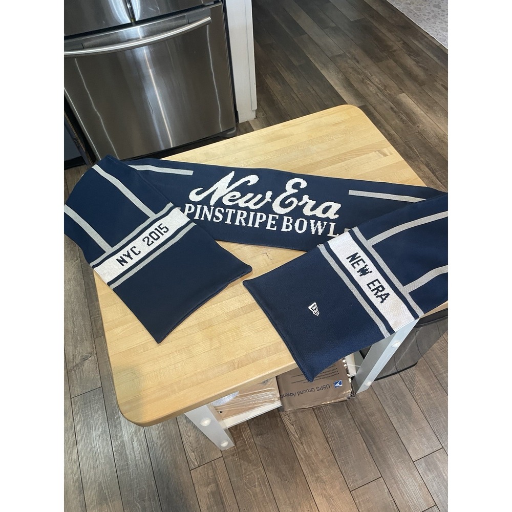 Pinstripe Bowl NY City 2015 College Football Warm Scarf Yankee Stadium New Era